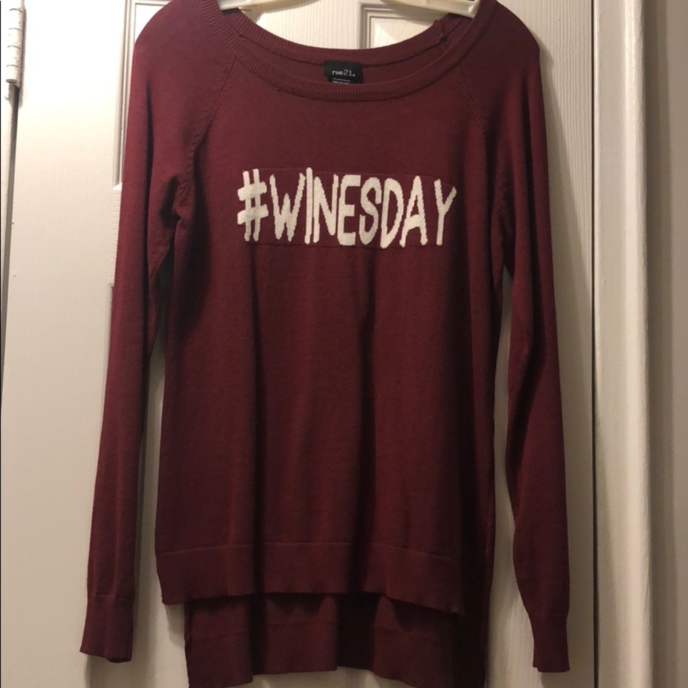 Winesday sweater